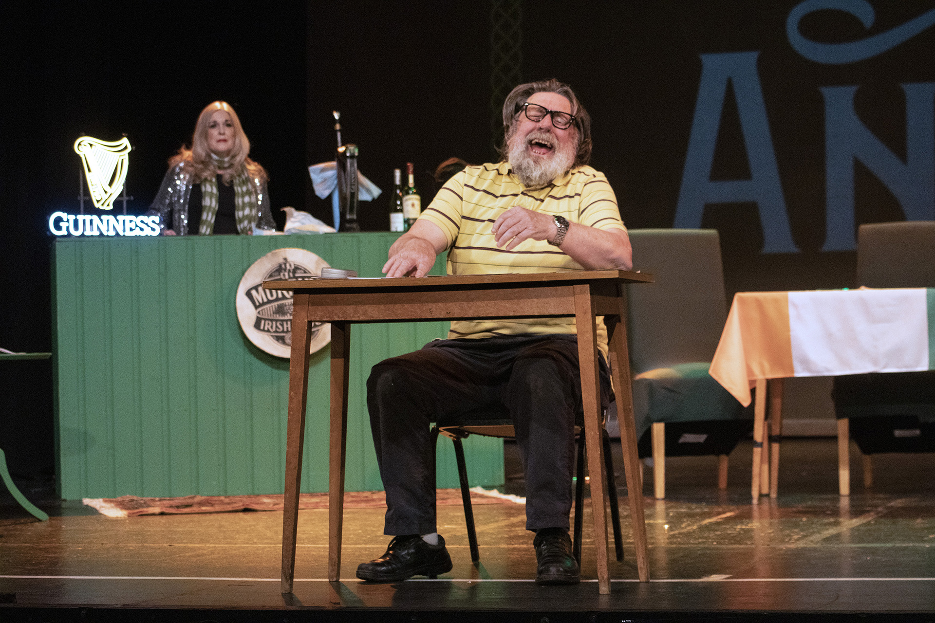 Irish Annies Photograph with Ricky Tomlinson